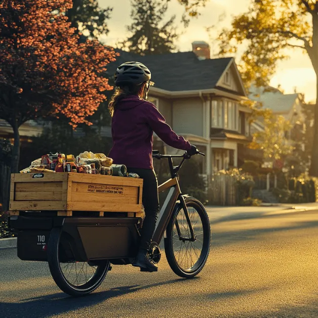 Rower elektryczny transportowy cargo