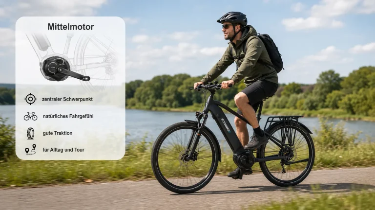 E-Bike Mittelmotor erklärt: Vorteile, Unterschiede und passende Ecobike Modelle