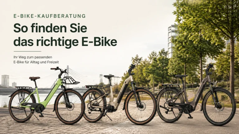 E-Bike-Kaufberatung: So finden Sie das richtige E-Bike